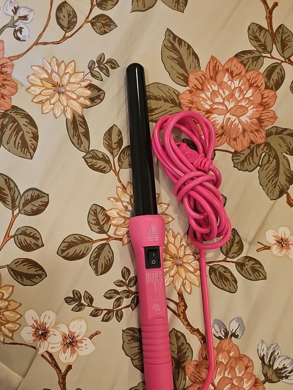 Pink Curling Wand Hair Styler for Women